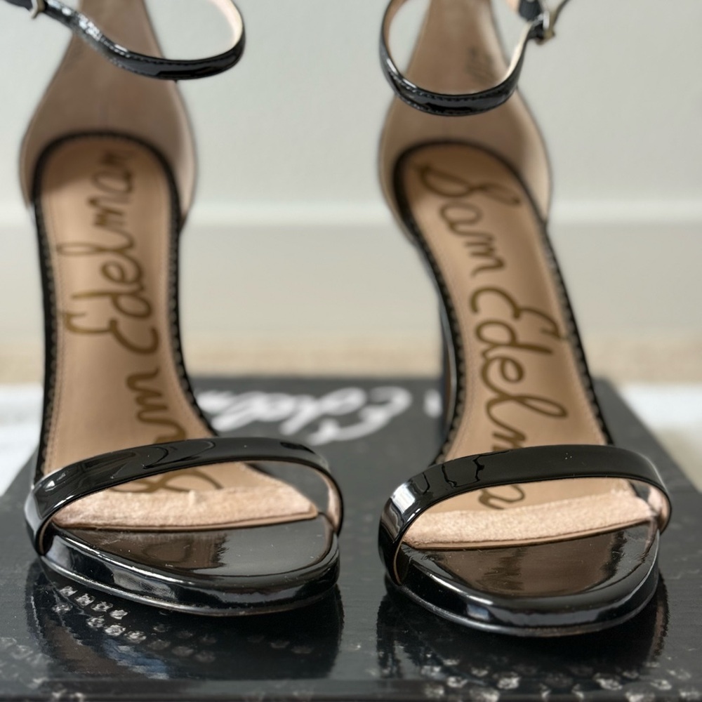 Sam Edelman Black Patent Heels